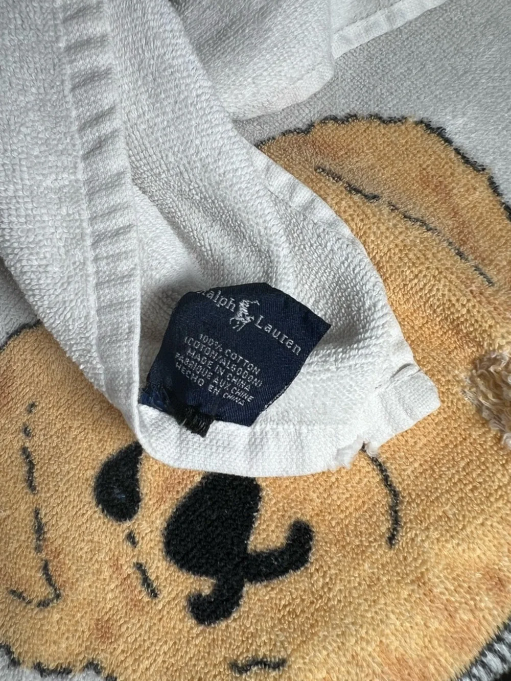 Vintage Ralph Lauren‎ Sport Teddy Bear Graphic Beach Towel